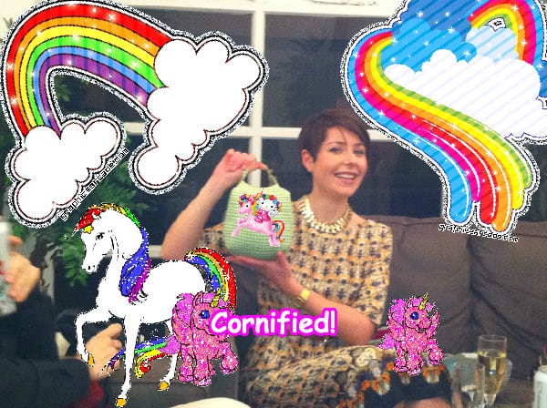 Crazy merry cute happy merry glitter