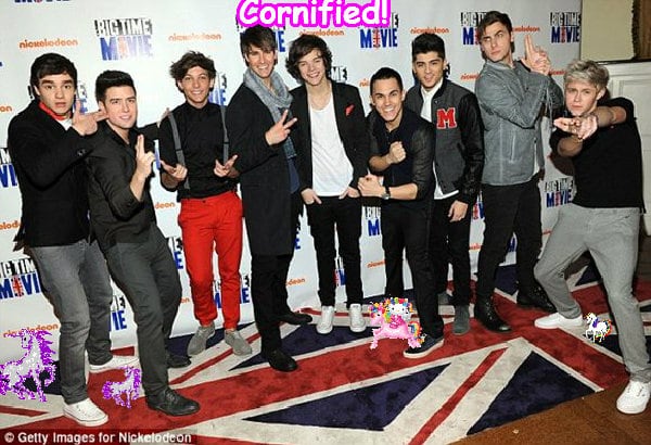 The happy sunny joyful cute unicorn