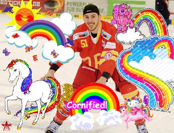 Crazy super divine joyful lovely hug