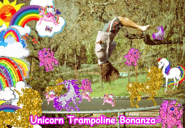 Super merry joyful amazing pink glitter