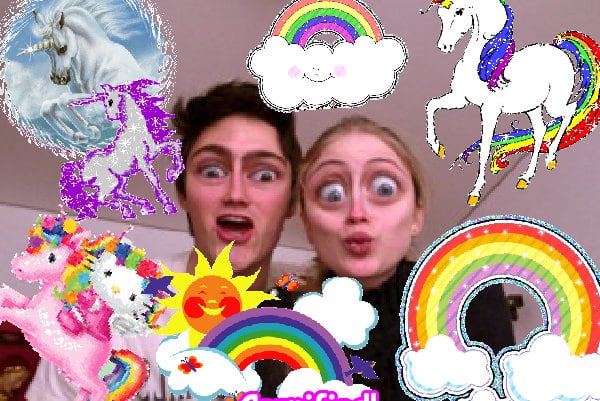 The cool divine cool jolly unicorn