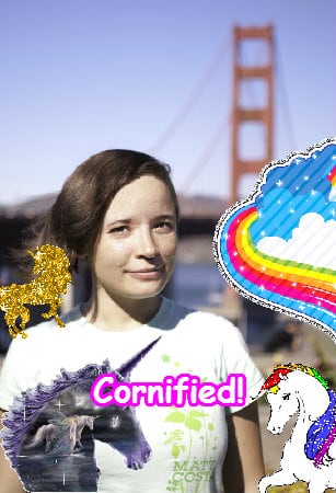 Crazy glad sunny merry awesome composition