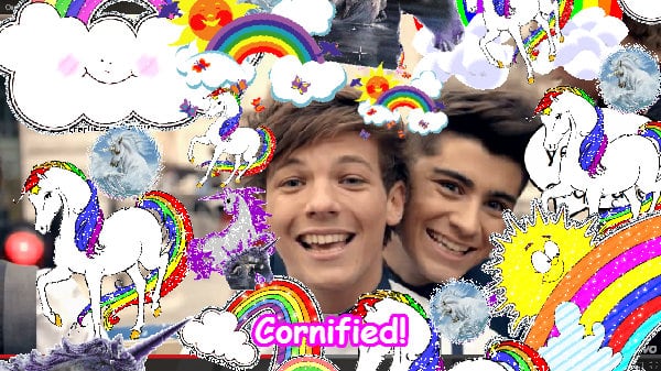 A cool joyful jolly joyful unicorn