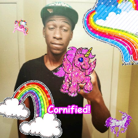 Mindblowingly pink lovely joyful cute unicorn