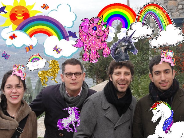 Mindblowingly sunny sunny lovely joyful family