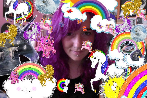 A joyful divine merry jolly unicorn