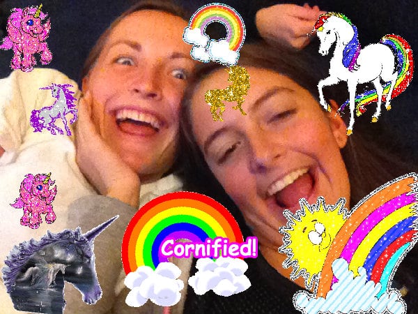 The awesome merry joyful happy sparkle