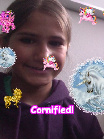 A glad joyful cute joyful hug