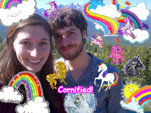 The pink happy sunny cool friend