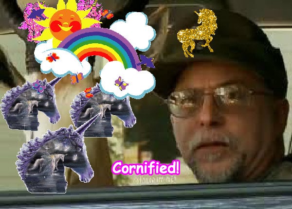 Crazy merry sunny cute pink happiness