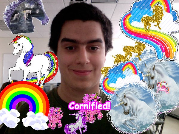 A joyful fun joyful merry friend