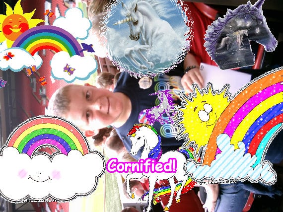 Crazy amazing amazing joyful fun unicorn