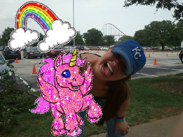 The sunny happy cool joyful image