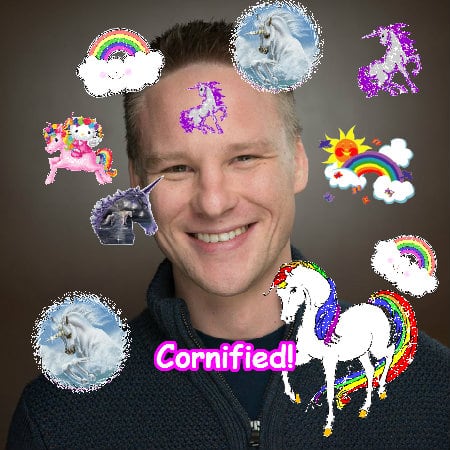 Crazy sunny glad amazing happy glitter