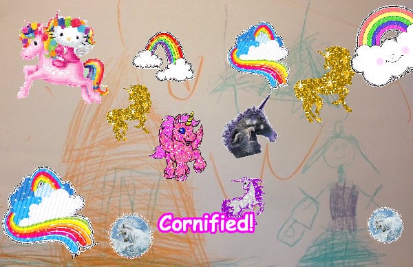 Crazy cute cute amazing great rainbow