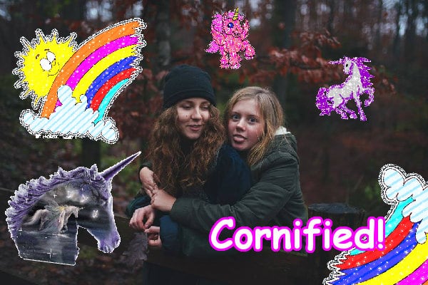 A pink great pink amazing hug