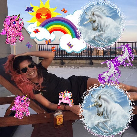 Super best sunny cute pink unicorn