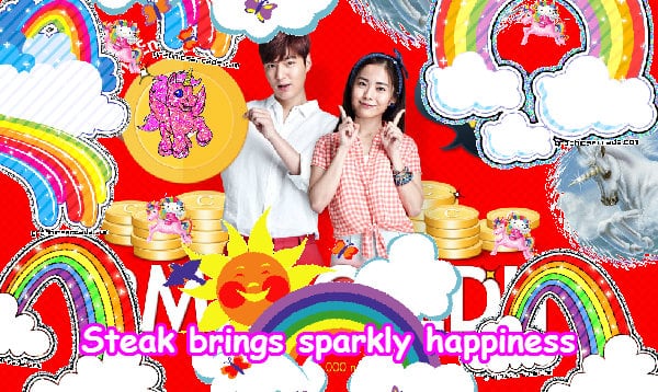 Crazy jolly joyful cute jolly rainbow