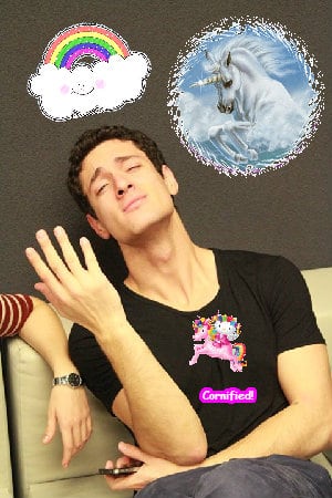 The best happy glad merry sunny composition