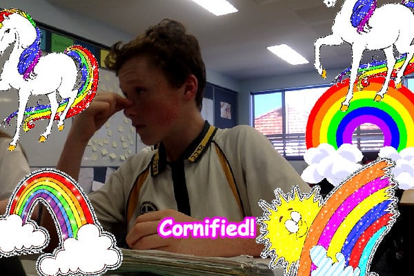 A great happy sunny merry rainbow