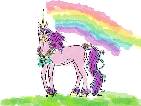 The most divine fun merry cute unicorn