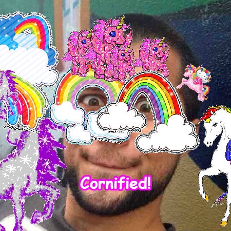 A merry cool merry divine unicorn