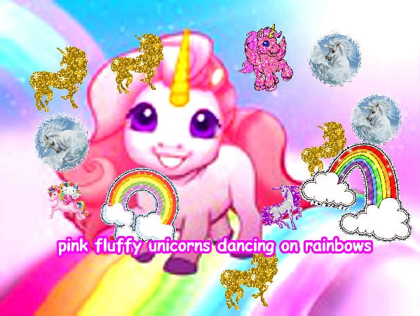 The best merry jolly merry pink rainbow
