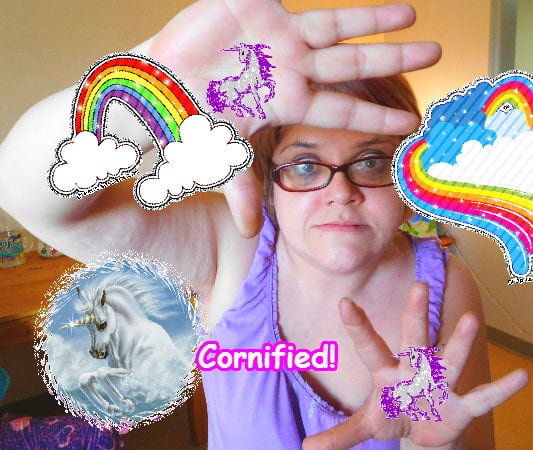 A merry lovely pink great unicorn